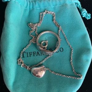 Tiffany & Co Elsa Paretti bean necklace and ring.
